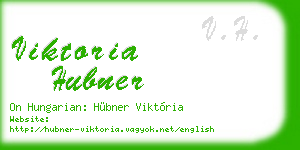 viktoria hubner business card